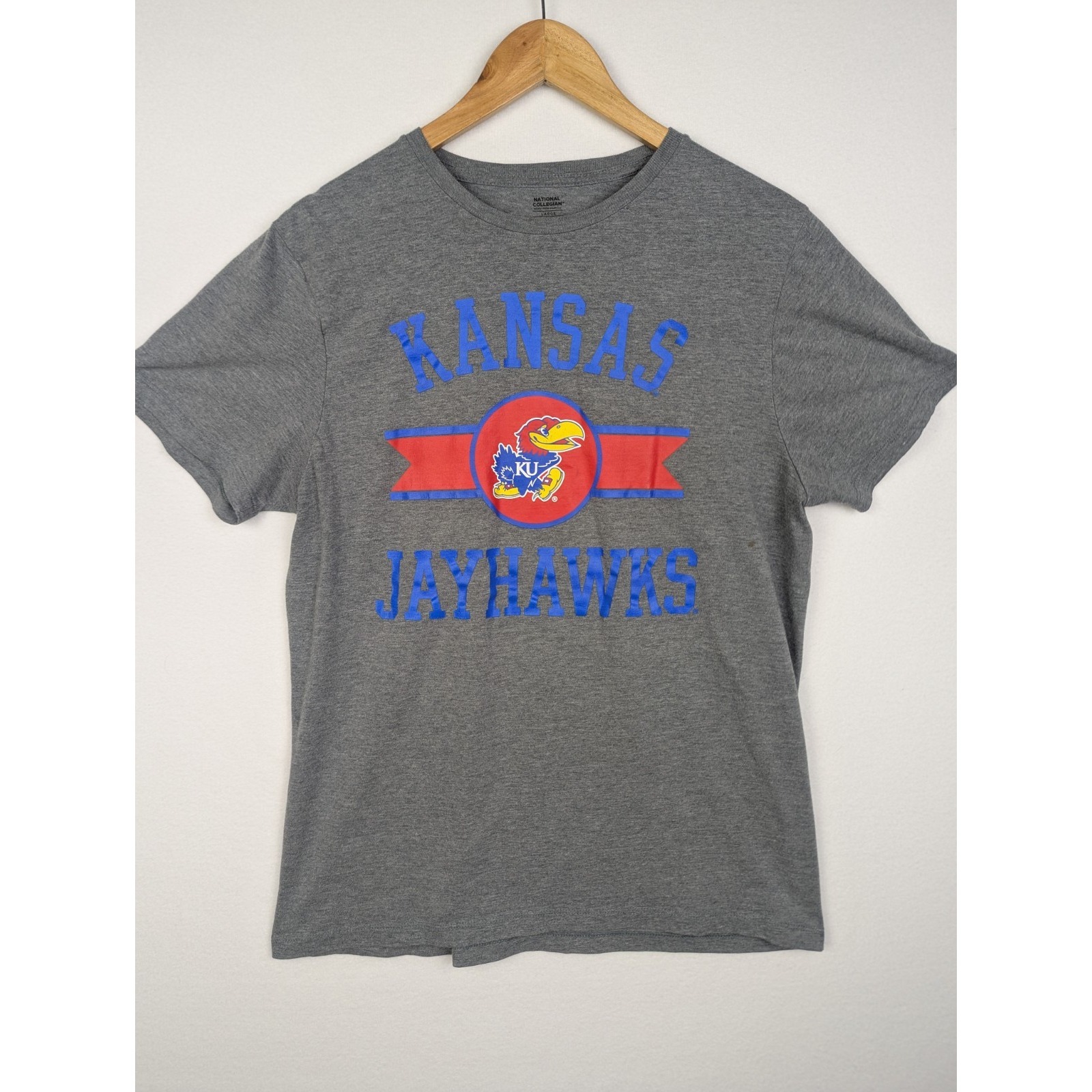 University Of Kansas Jayhawks T-Shirt, Gear For Sports, Men's Size Large